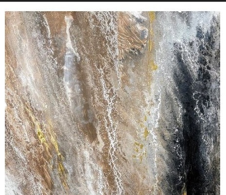 Estudio III — texture painting by Cristina Luque